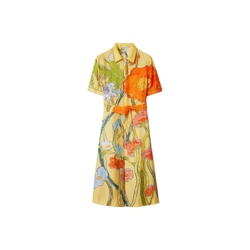 Burberry x Highgrove Short Sleeved Dress Women's Multicolor-0