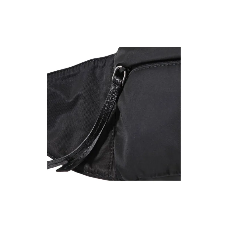 PRADA Re Nylon Recycled Nylon Sling Bag Unisex Black-2