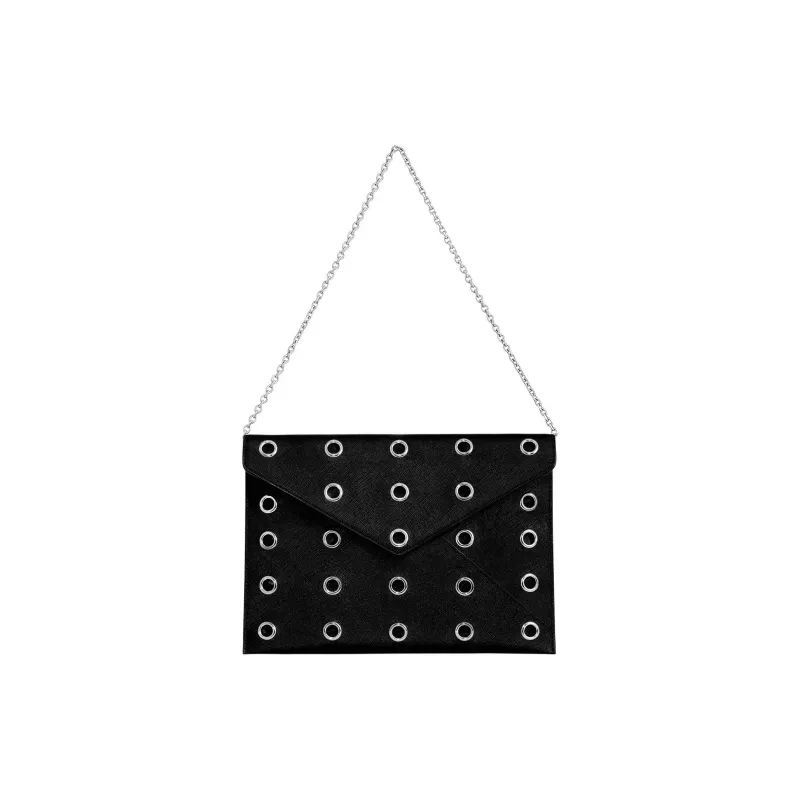 REBECCA MINKOFF Leather Shoulder Bag Women's Black-0