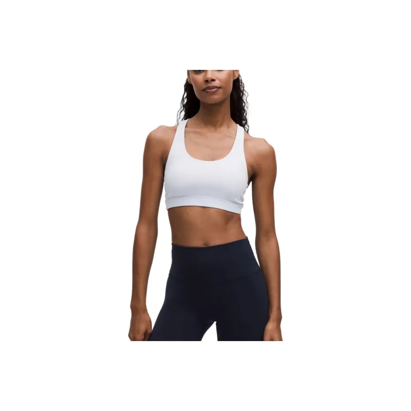 Lululemon InvigorateLuxtreme™ Mesh Logo Bra Medium Support Sports Underwear Women's-0