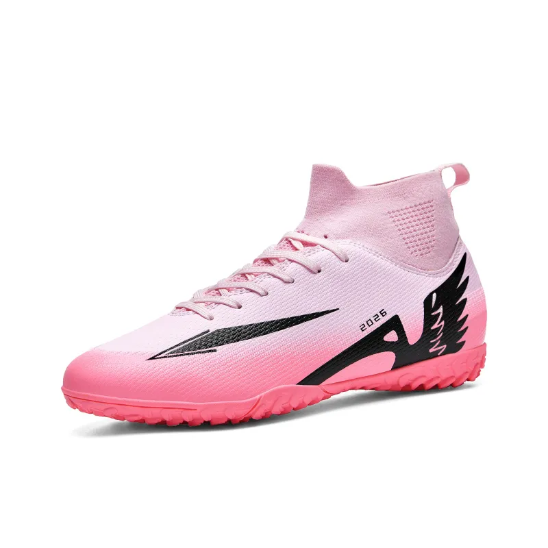 WEJIESS TF Rubber Broken Studs Artificial Ground Anti Slip Wear Resistant Soccer Shoes Unisex-1