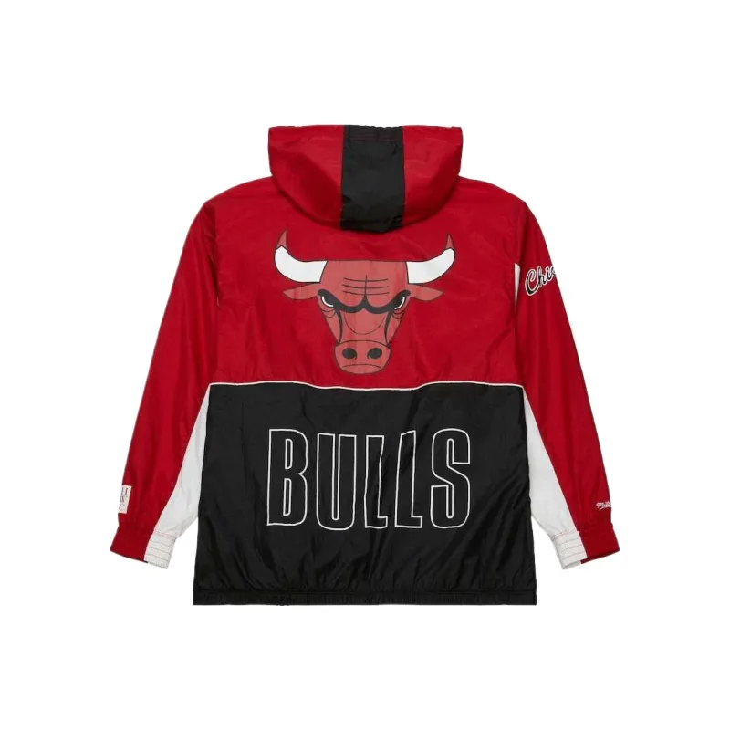 Mitchell & Ness Big Shot Premium Jacket Men's Red Black-1
