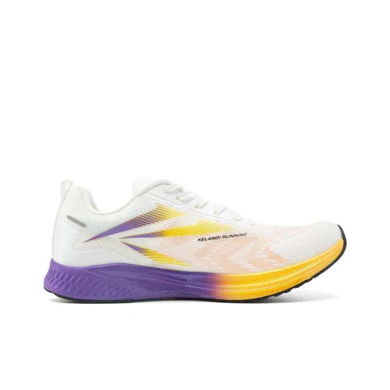 MANUEKLEAR Running Shoes Unisex Low Top Pink/Purple/Orange-9