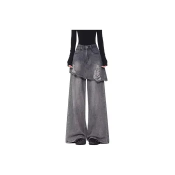 Concubine Zhu Jeans Women's Gray