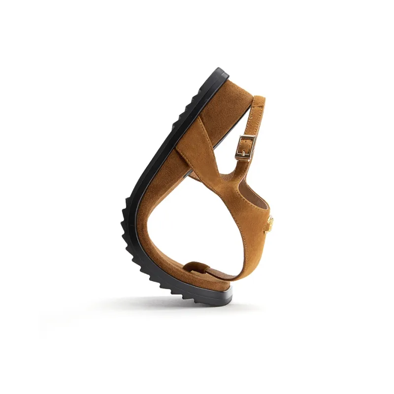 Marie Claire One Strap Sandals Women's Brown-4