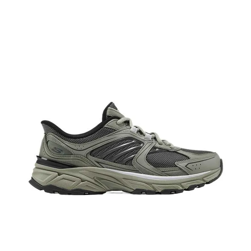 Skechers SPORT MENS Low Top Chunky Sneakers Men's Olive Green-1