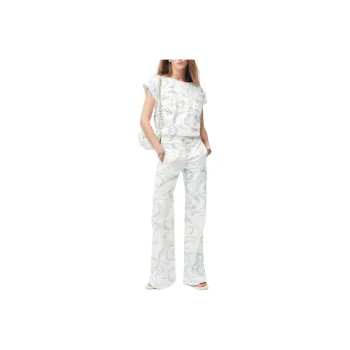 CHANEL Jeans Women's White Blue