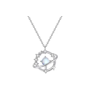ALI THE FOX S925 Silver Necklaces Women's