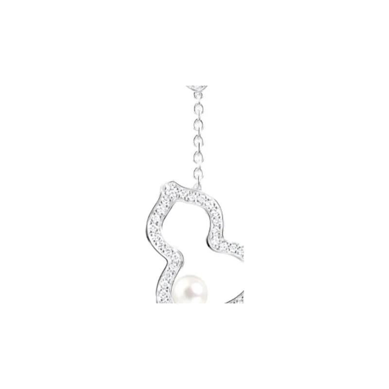 Qeelin 18K White Gold Earrings Women's Silver-2