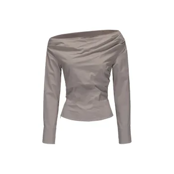 GIMING Crop Tops Women's Gray