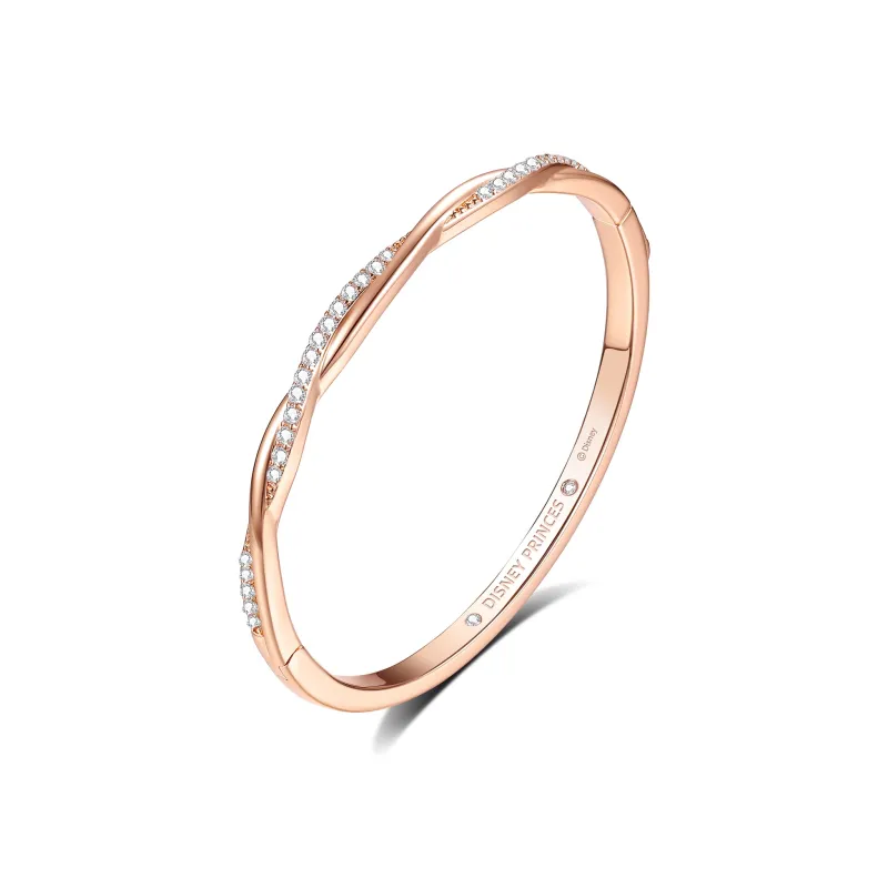 Disney White Gold Bangles Unisex Rose Gold/Silver-2