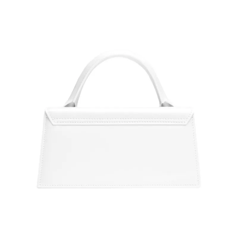 Jacquemus Leather Shoulder Bag, Crossbody Bag, Handbag Women's White-1