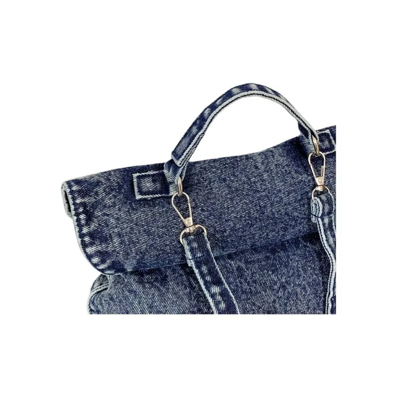Ceion Keust Canvas Backpack Regular Women's Denim Blue-2
