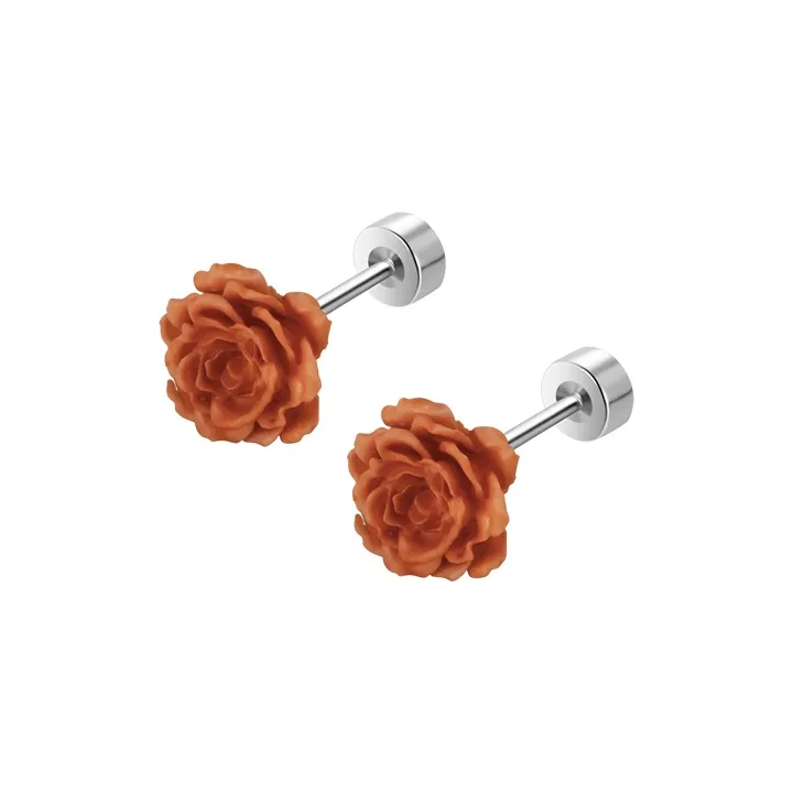 Daisy Dream Titanium Steel Stud Earrings Women's-0