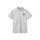 [Mulberry Silk 7A Antibacterial]Heather Gray (Fp Round Badge Chest Logo)