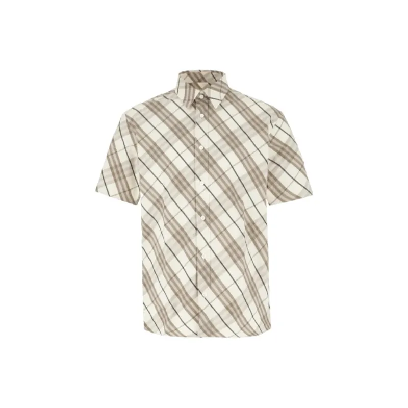 Burberry Shirts Men White-0