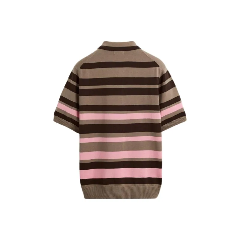 ZARA Polo Shirts Men Brown-1