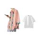 Pink[Comes with Chanel-Inspired Tie]+260G 100% cotton T-Shirt