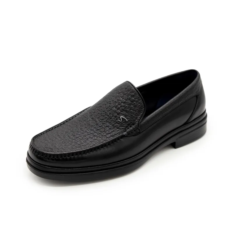 Satchi Business Slip on, Dress Shoes Men's Black-6