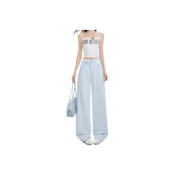 Concubine Zhu Jeans Women's Shooting Stars Blue
