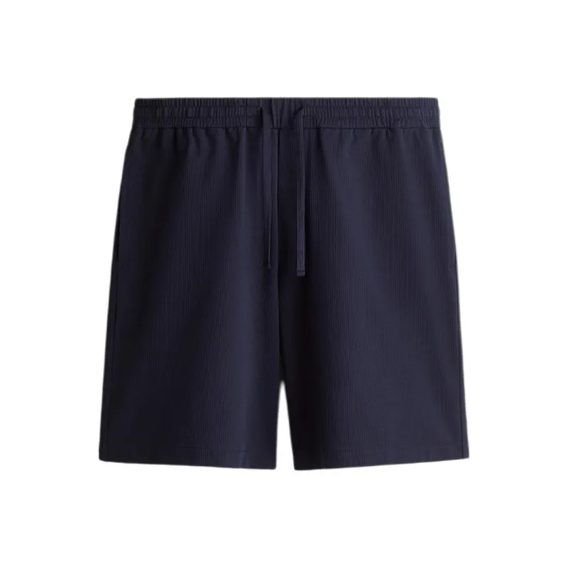 H&M Casual Shorts Men Marine Blue-0