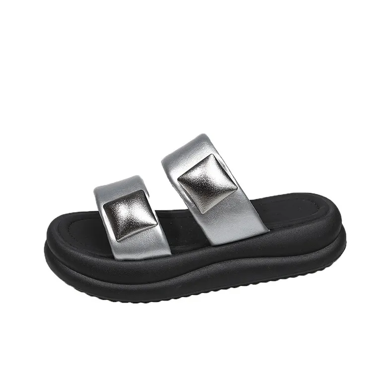 AFJI Rubber Sole Quick Dry Slide Slippers Women's-3