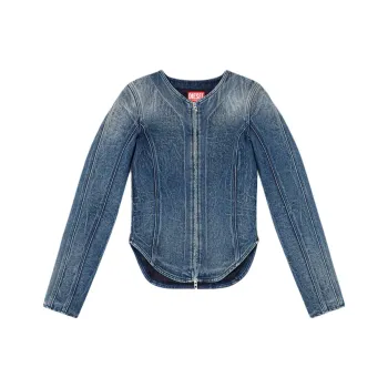 DIESEL Denim Jacket Women's Dark Blue