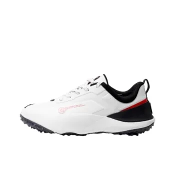 GFORE Slip Resistant, Abrasion Resistant, Waterproof Low Top Golf Shoes Men's Black White