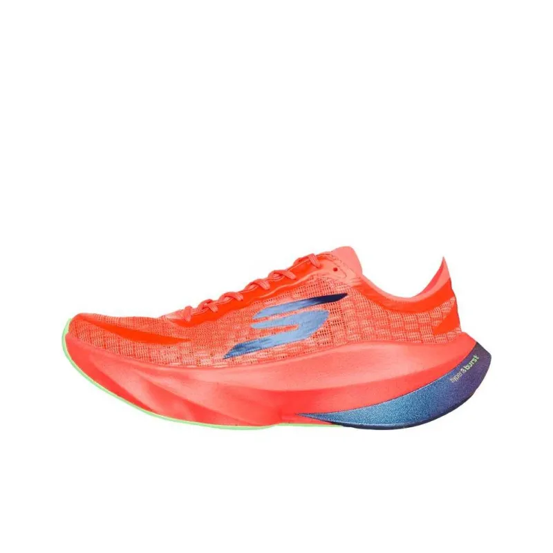 Skechers Aero Tempo Low Top Running Shoes Men's Orange-0