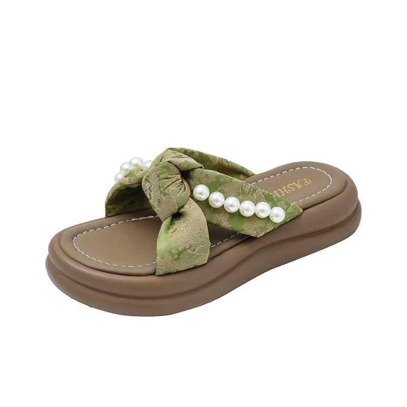 WUJI Slip Resistant Abrasion Resistant Slide Slippers Women's-0