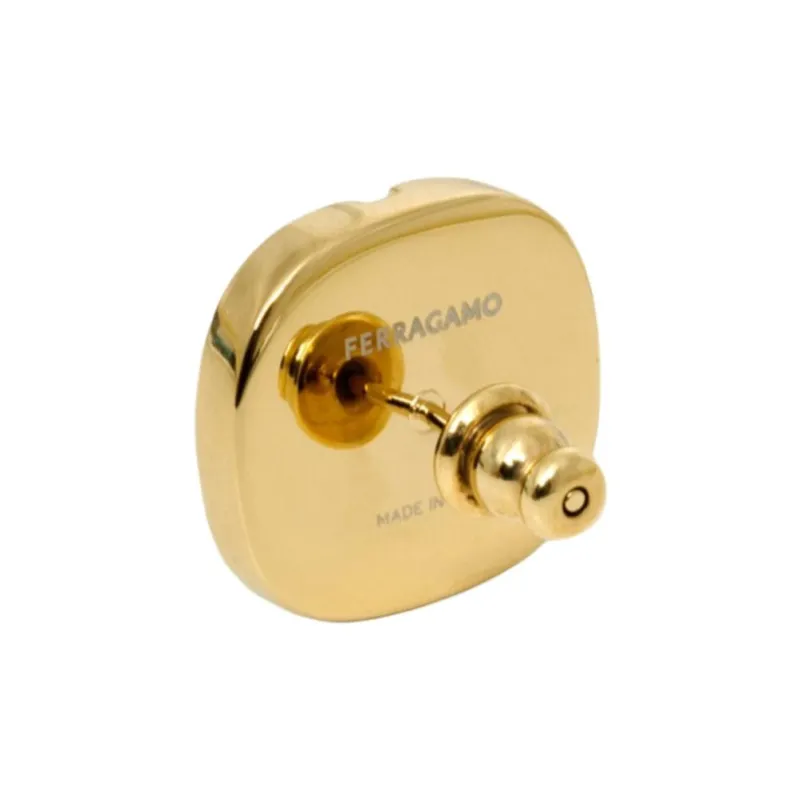 FERRAGAMO Brass Earrings Women's Gold-1