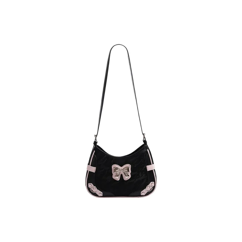 Juju Jimmy PU Shoulder Bag Regular Women's Black-0