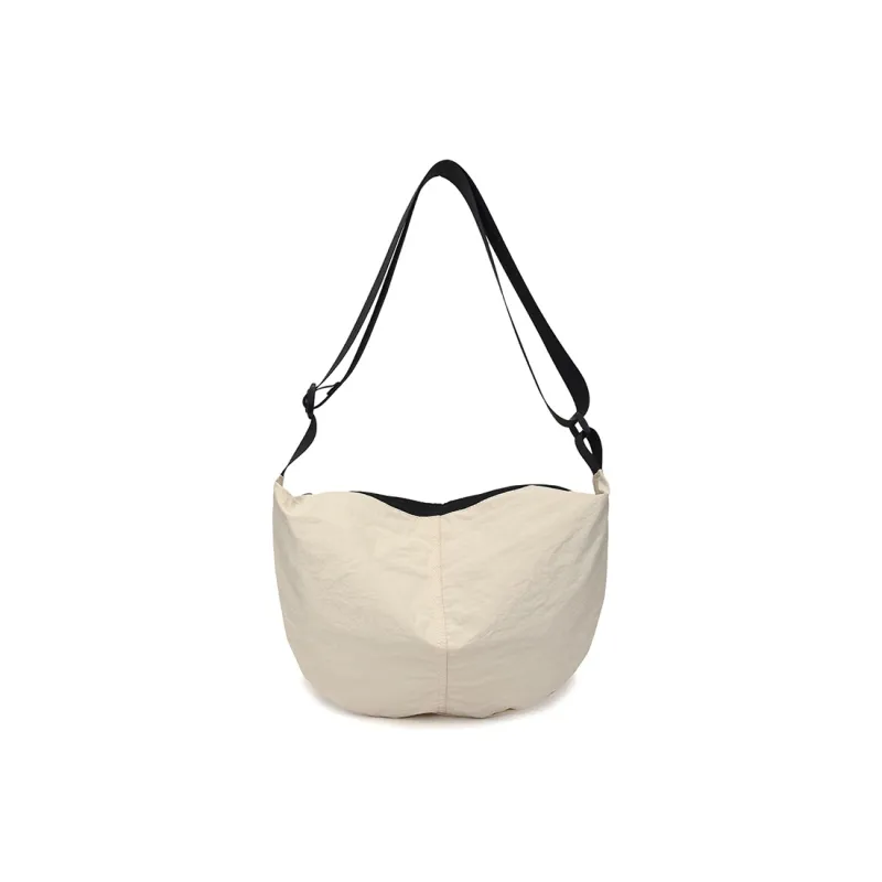 Travel Washed Cloth Crossbody Bag, Shoulder Bag Unisex Black/White/Green/Yellow/Orange-7