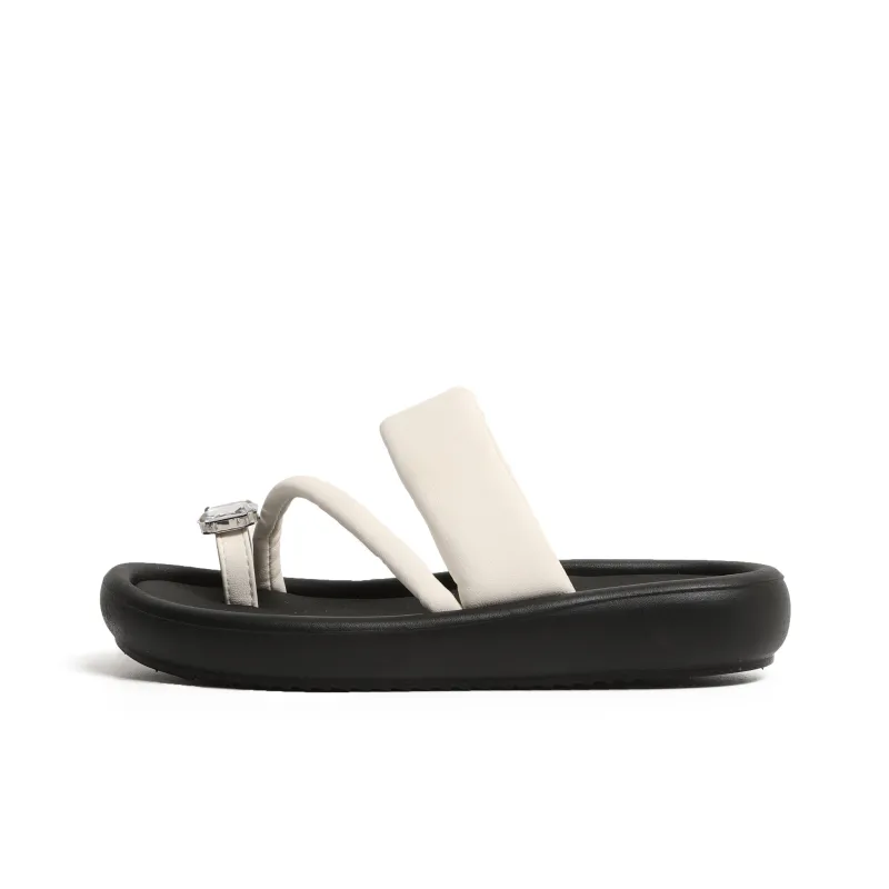 NUNZ Rubber Sole Odor Resistant Slide Slippers Women's-6