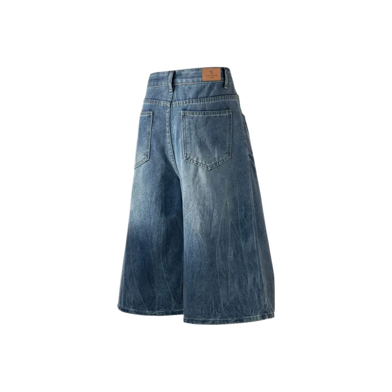 IN'S Denim Shorts Unisex-3