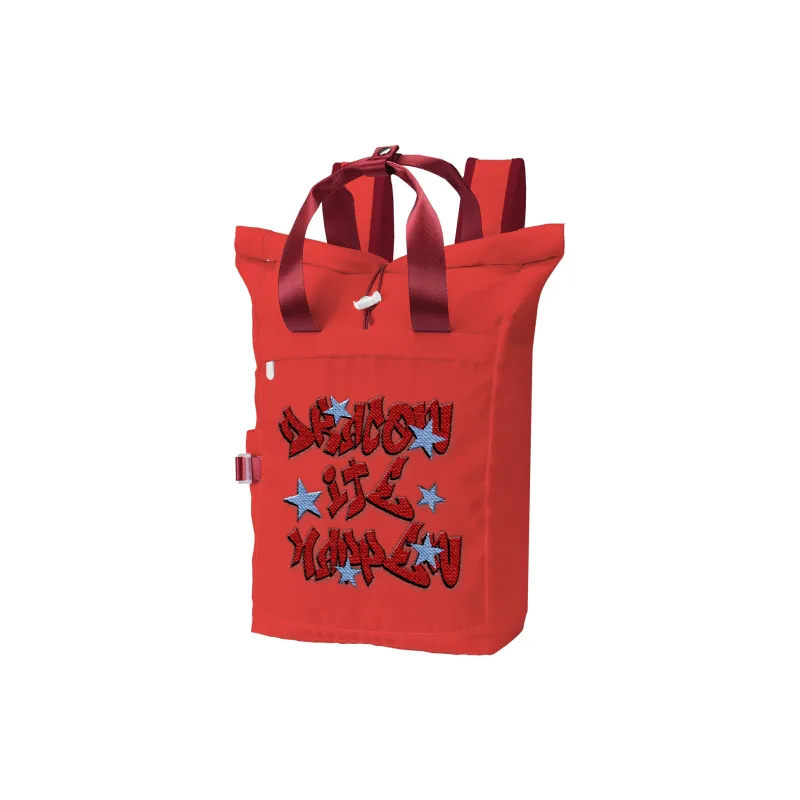 DRACONITE Polyester Backpack Unisex Red-14