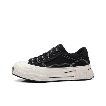 POPULAR ROUSE PR Low Top Skateboard Shoes Men's Black