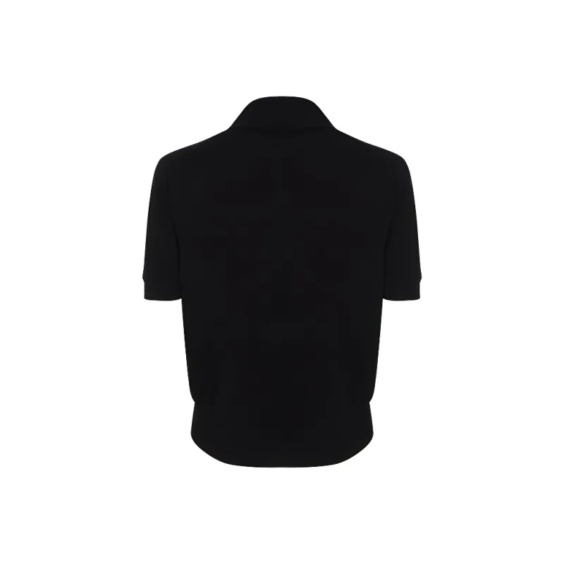 Vivienne Westwood Orb Embroidered Distressed Polo Shirt-1