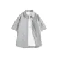 [Ice Silk Sun Protection Shirt]Space Gray (Ho Red Beans Era Chest Logo)