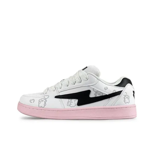 LuzaoT SUPER DRAG Low Top Skateboard Shoes Women's Naughty Dog