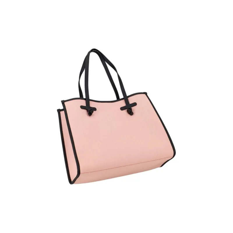 GIANNI CHIARINI Cotton Tote Bag, Shopping Bag, Handbag, Shoulder Bag Women's Pink-1