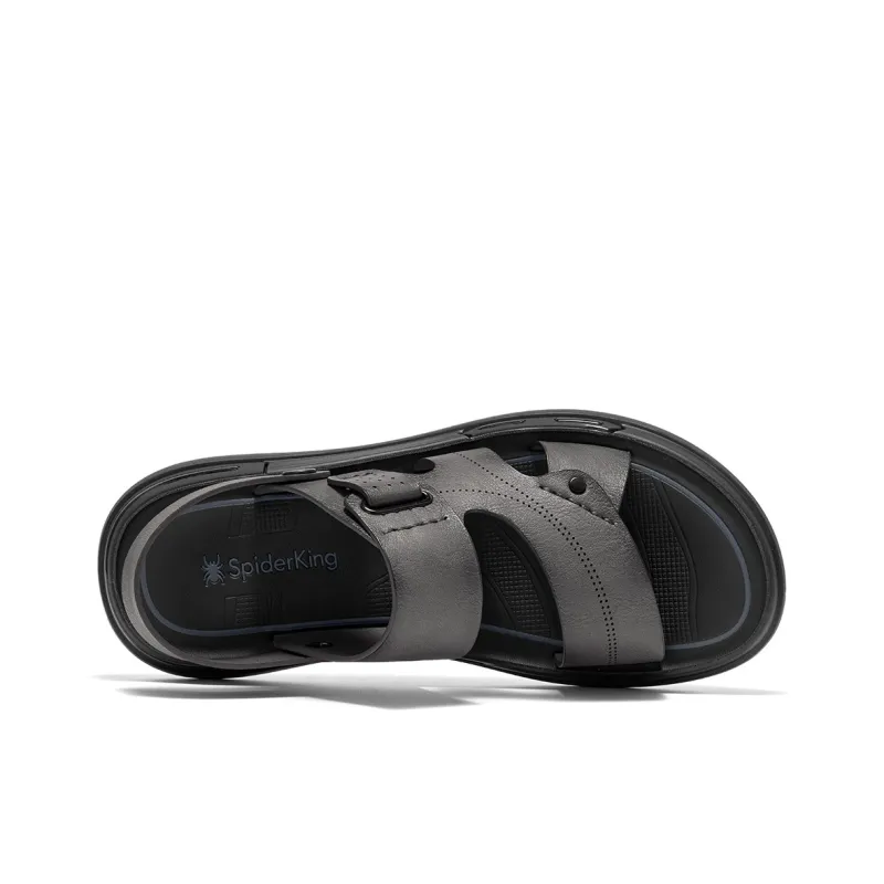 Spider King Beach Sandals Men's Gray-2