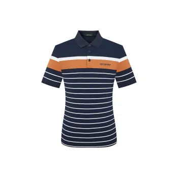SAINT ANGELO Polo Shirts Unisex Navy Blue