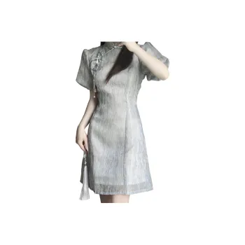 Mu Xiao Xin Short Sleeved Dress Women's