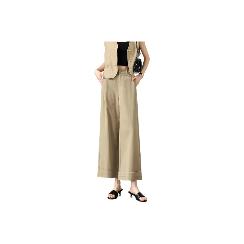 Weixi Casual Pants Women's Khaki-0