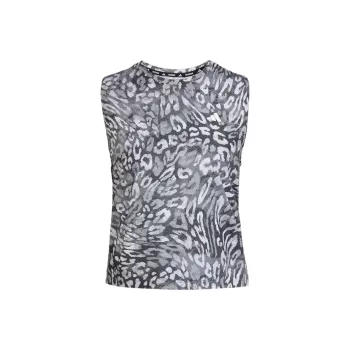 Adidas Free Shipping With AdiClub Own The Run Climacool 3 Stripes Tank Top