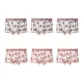 6 Pack[Red Beans Tone+Red Beans Tone+Red Beans Tone+Orange Pink Tone+Orange Pink Tone+Orange Pink Tone]