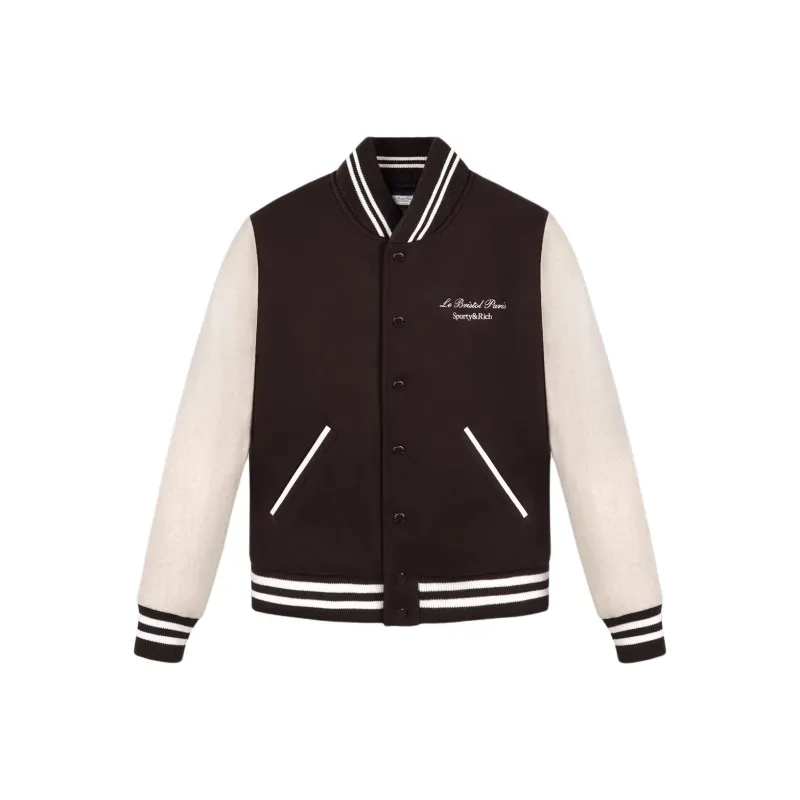 SPORTY & RICH x Le Bristol Paris SS25 Jacket Women's Chocolates/Cream-0