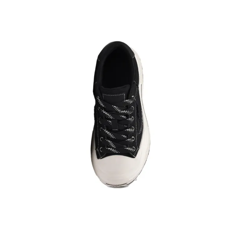 POPULAR ROUSE PR Low Top Skateboard Shoes Men's Black-4