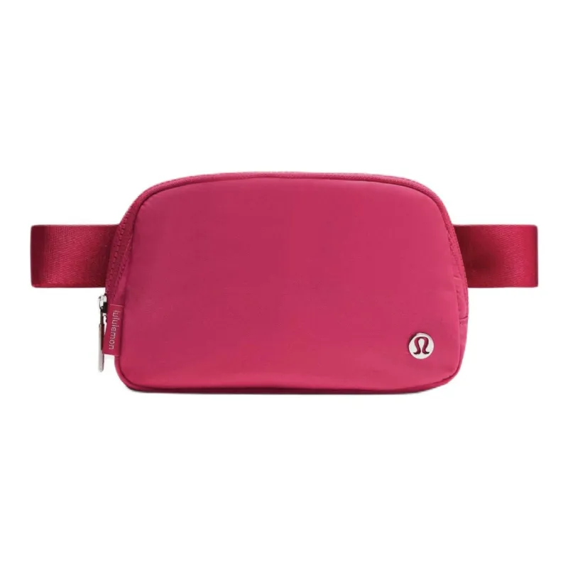 Lululemon Everywhere Nylon Fanny Pack Regular Unisex Raspberry Sauce Pink-0